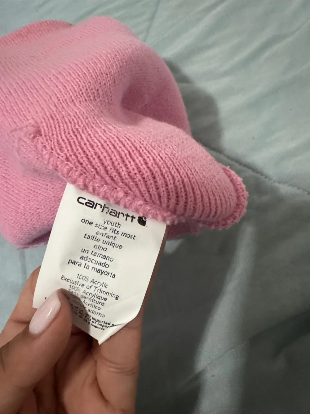 Carhartt Kids Pink Folded Cuff Beanie